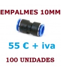 EMPALMES RAPIDOS 10 MM (100 UNIDADES)