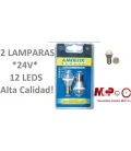 LAMPARA 24V- 12 LEDS AMOLUX