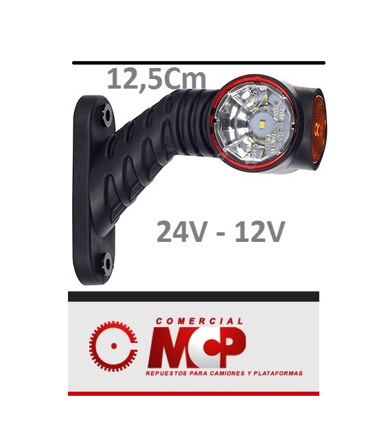 PILOTO LEDS 12,5CM-24V-12V