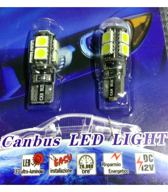 BOMBILLA 12V-9LEDS T10