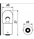 LAMPARAS T4W 24V LEDS