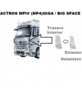 DEFLECTORES ACTROS MP4 GIGA / BIG SPACE