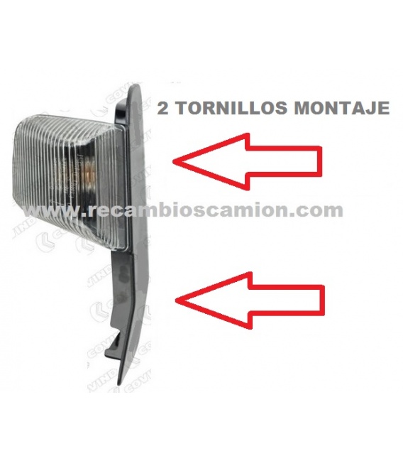 PILOTO STRALIS BLANCO 2 TORNILLOS