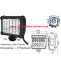 SUPER FOCO LEDS CON GUIA REGULABLE HORIZONTAL Y ALTURA