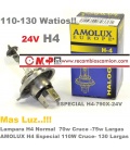 AMOLUX H4-110W-130W MAS POTENCIA!!