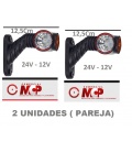 PILOTO LEDS 12,5CM-24V-12V