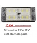 LUZ INTERIOR 8 LEDS 24/12V