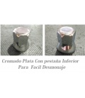 CUBRETUERCAS CROMADO PLASTICO