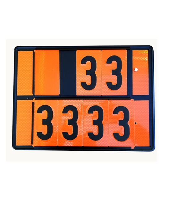 PLACA NUMEROS INTERCAMBIABLES ADR