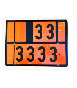 PLACA NUMEROS INTERCAMBIABLES ADR