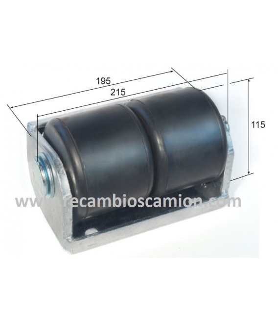 TOPE GOMA CONICO 75MM