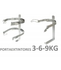 SOPORTE EXTINTORES BRAZADERAS 9-6-3-KG