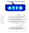 LUZ ESTROBOSCOPICA AZUL LEDS