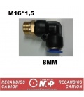 EMPALME 16MM ROSCA M12*1,5