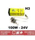 LAMPARA H3-24V-100W MAS LUZ