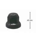 20 CUBRETUERCAS DE 32mm PLASTICO NEGRO