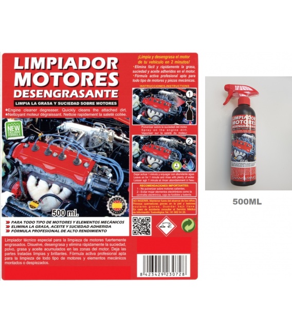 LIMPIADOR MOTORES DESENGRASANTE