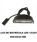 PILOTO LUZ MATRICULA LED 12/24V